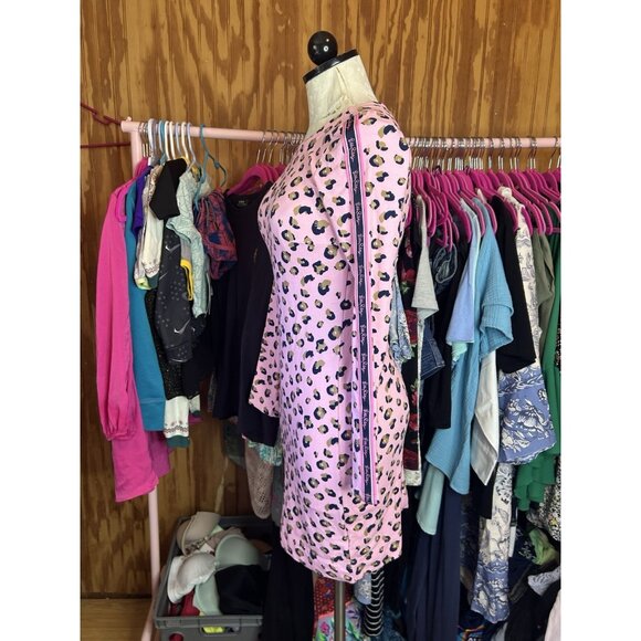 Lilly Pulitzer Beline Dress XXS in Pink Blossom Seeing Spots Long Sleeve Mini - Picture 6 of 11